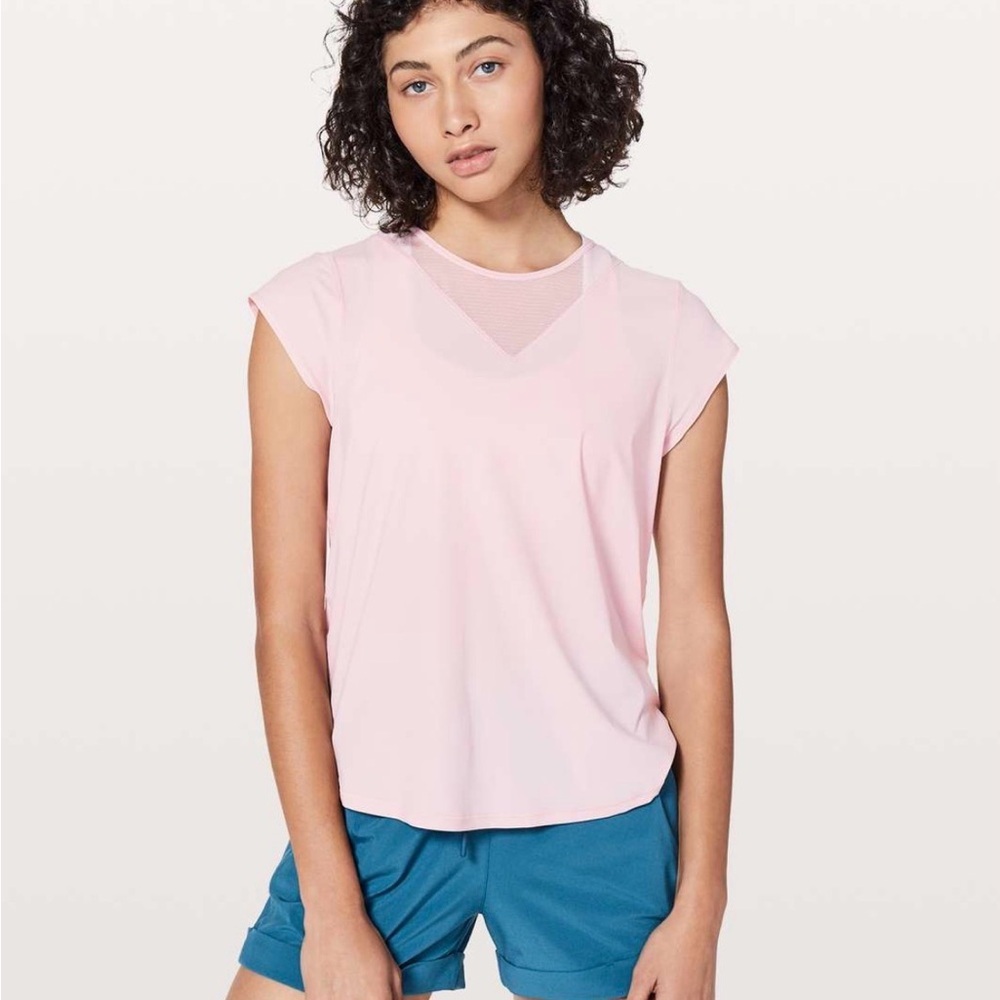Lululemon For The Run Short Sleeve size 10
